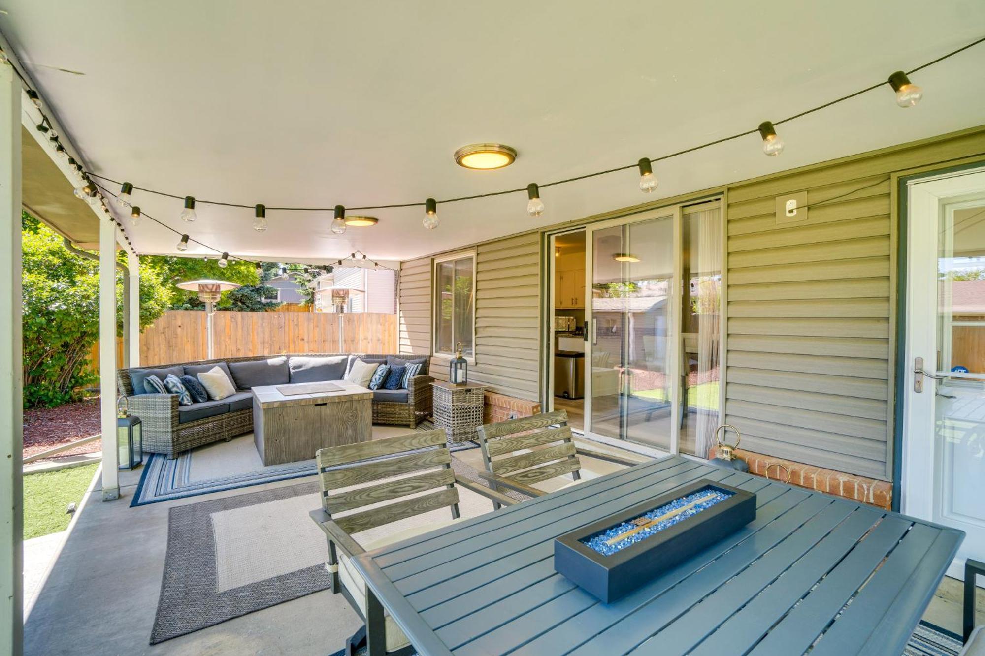 Centennial Home With Covered Patio And Fire Pit! Kültér fotó